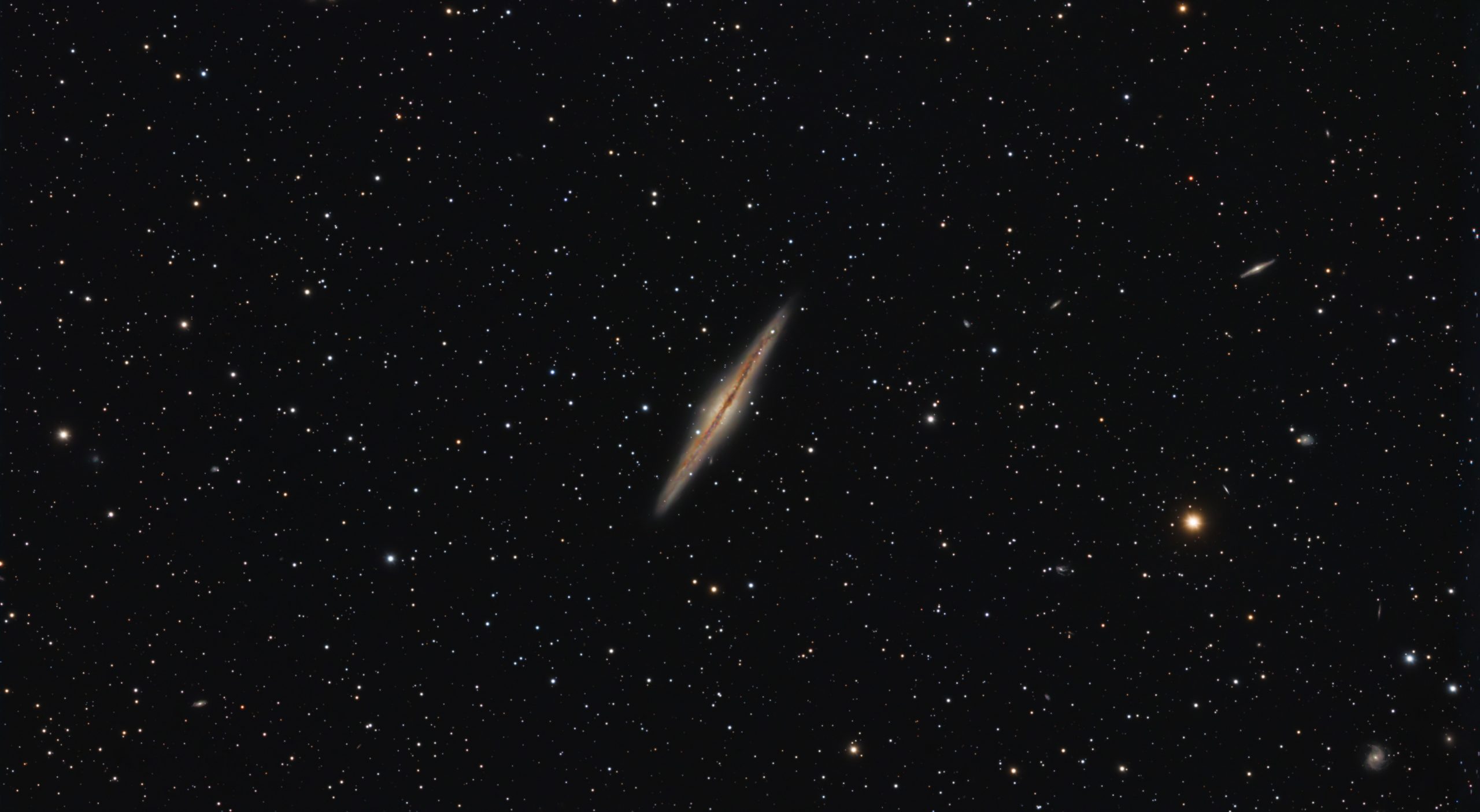 Caldwell 23 Silver Sliver Galaxy
