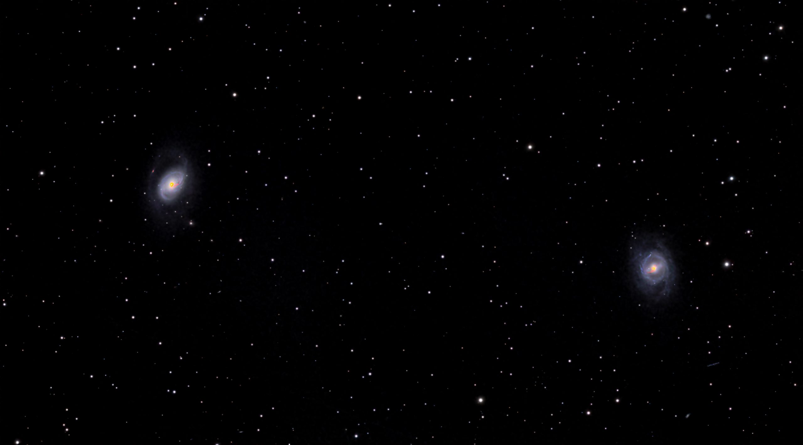 M95 and M96 Galaxies